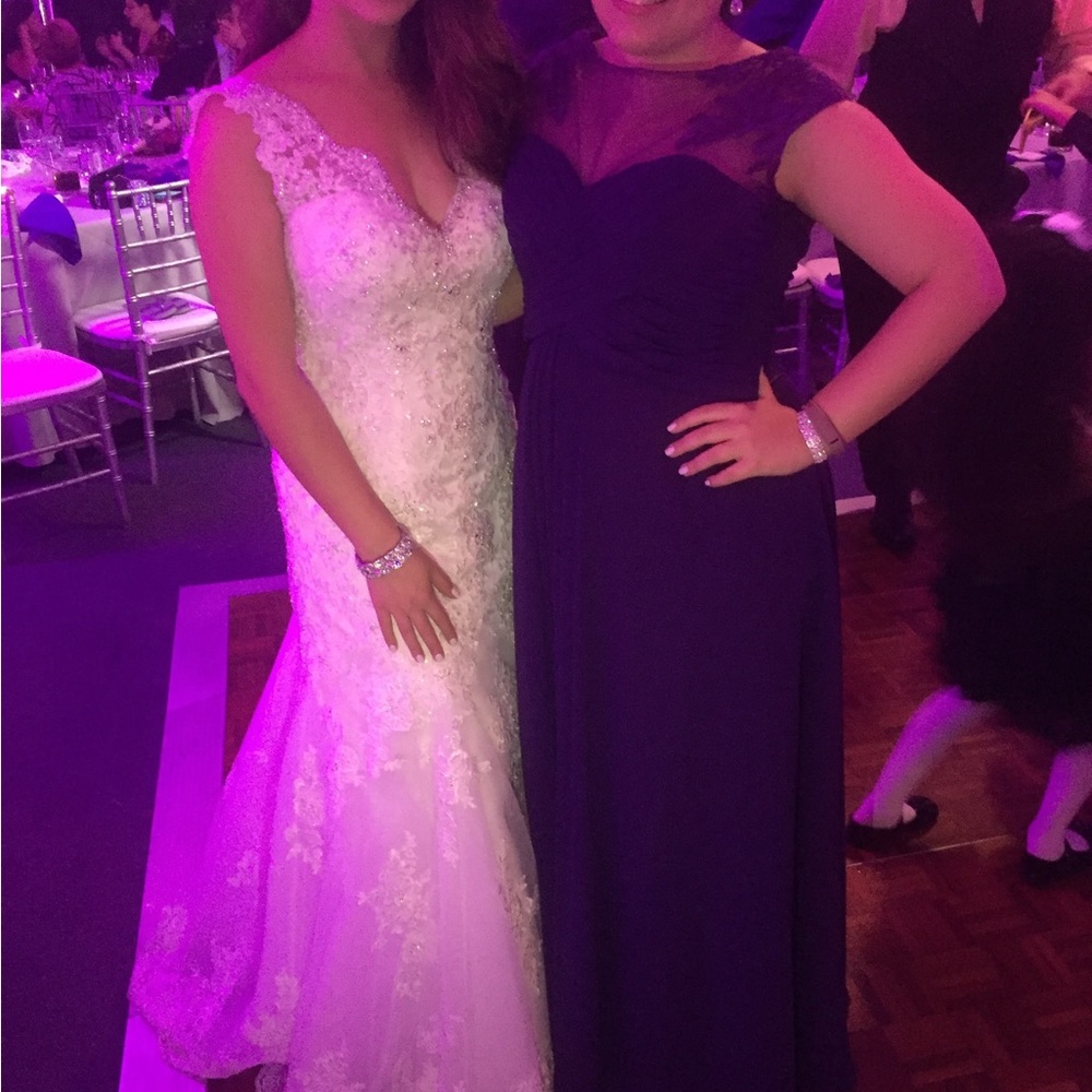 Mori Lee purple gown fits like size 8/10